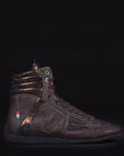 high top boxing shoes italian design black free shipping