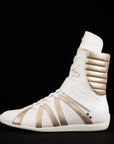 italian boxing gear High Top White Boxing Shoes Virtuos Boxing