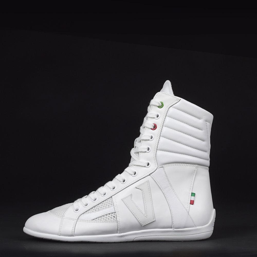 Hot White High Top Boxing Shoes