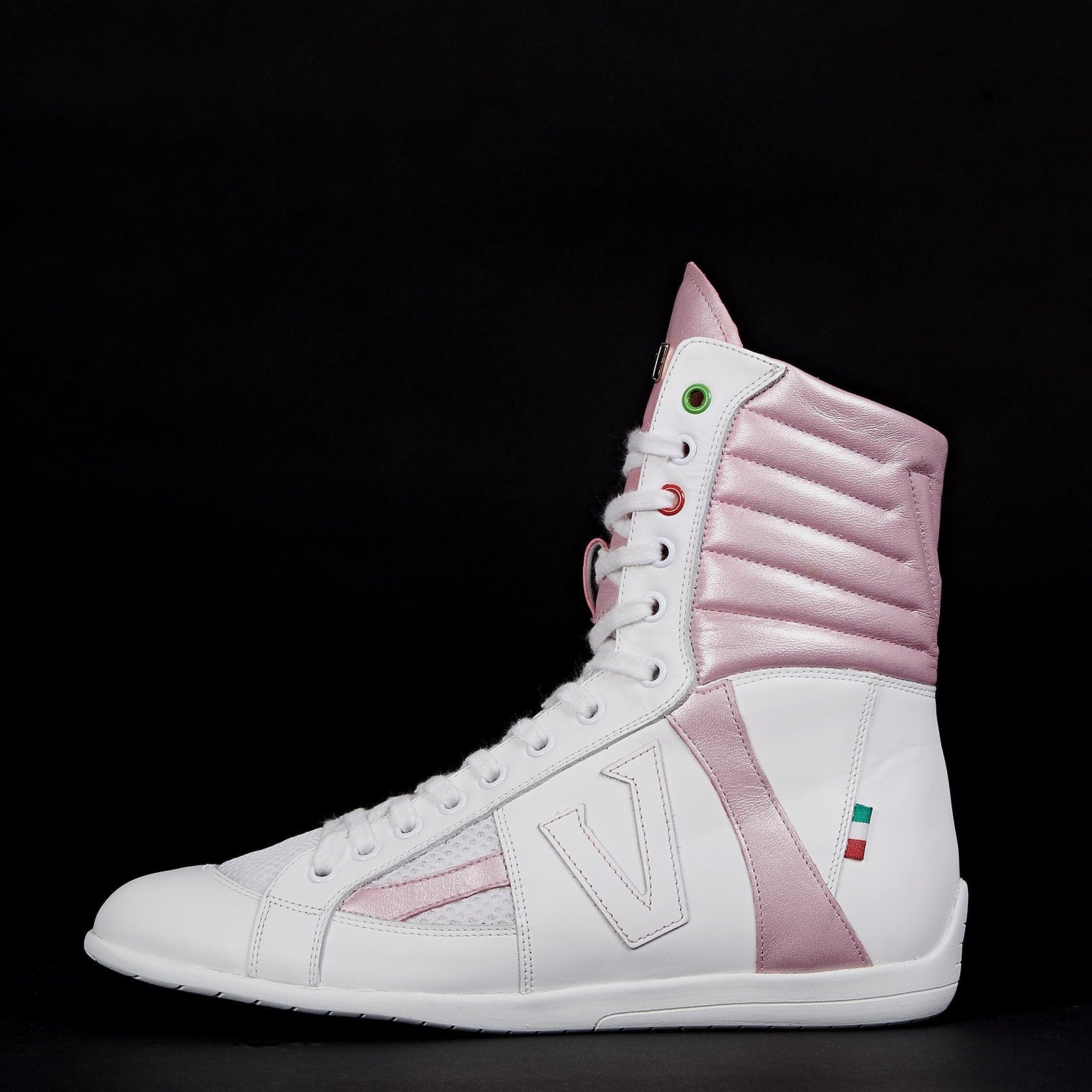 free shipping high top boxing shoes italian design