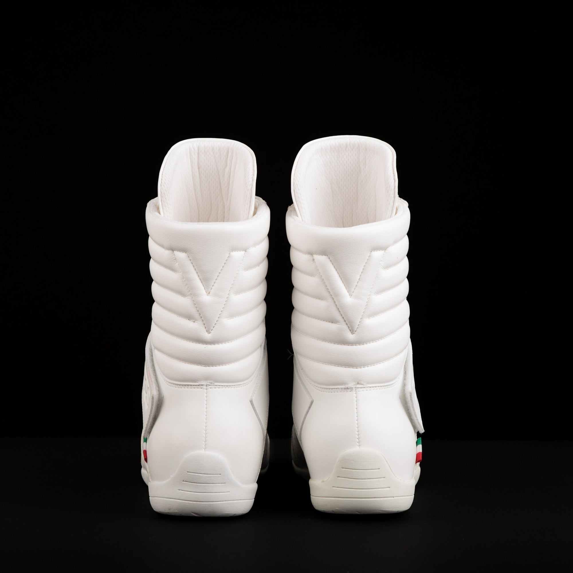 High Top White Boxing Shoes