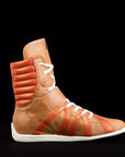 Unisex Clear Brown High Top Leather Boxing shoes Virtuos Boxing Free Shipping USA