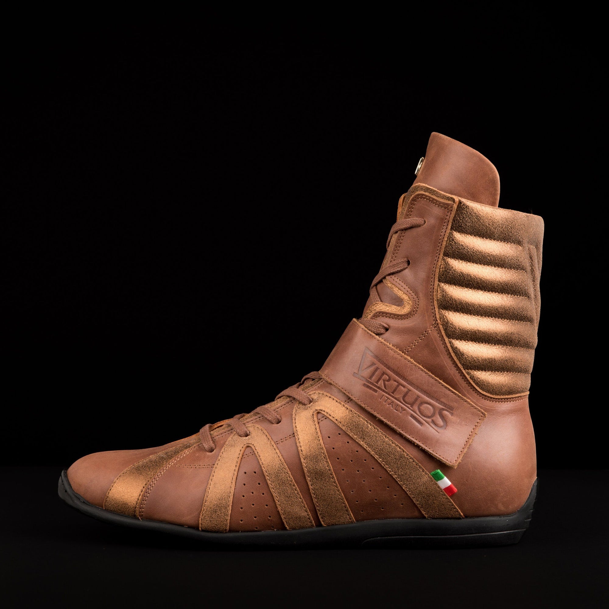 shop brown High Top Boxing Shoes Free Shipping USA