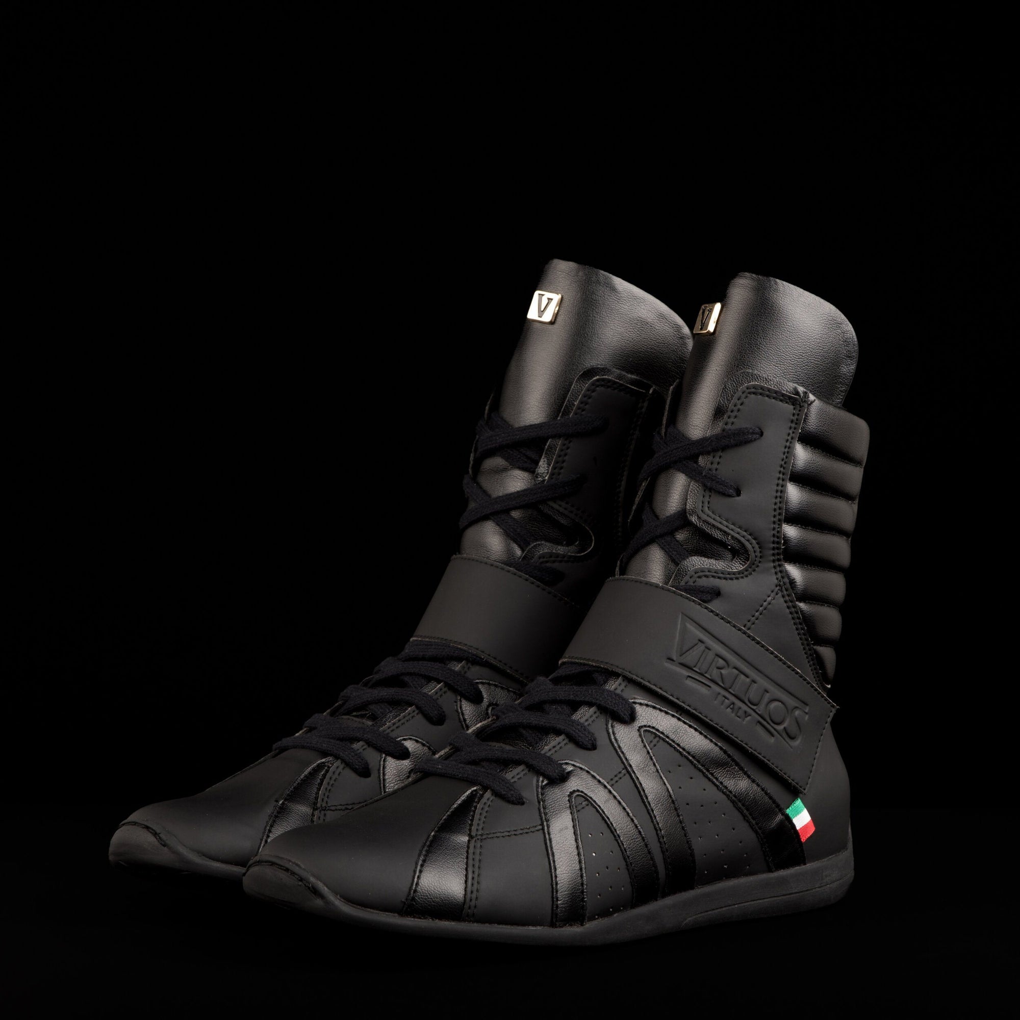 black high top boxing shoes free shipping virtuosboxing