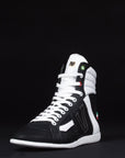 italian boxing gear free shipping usa white black low top