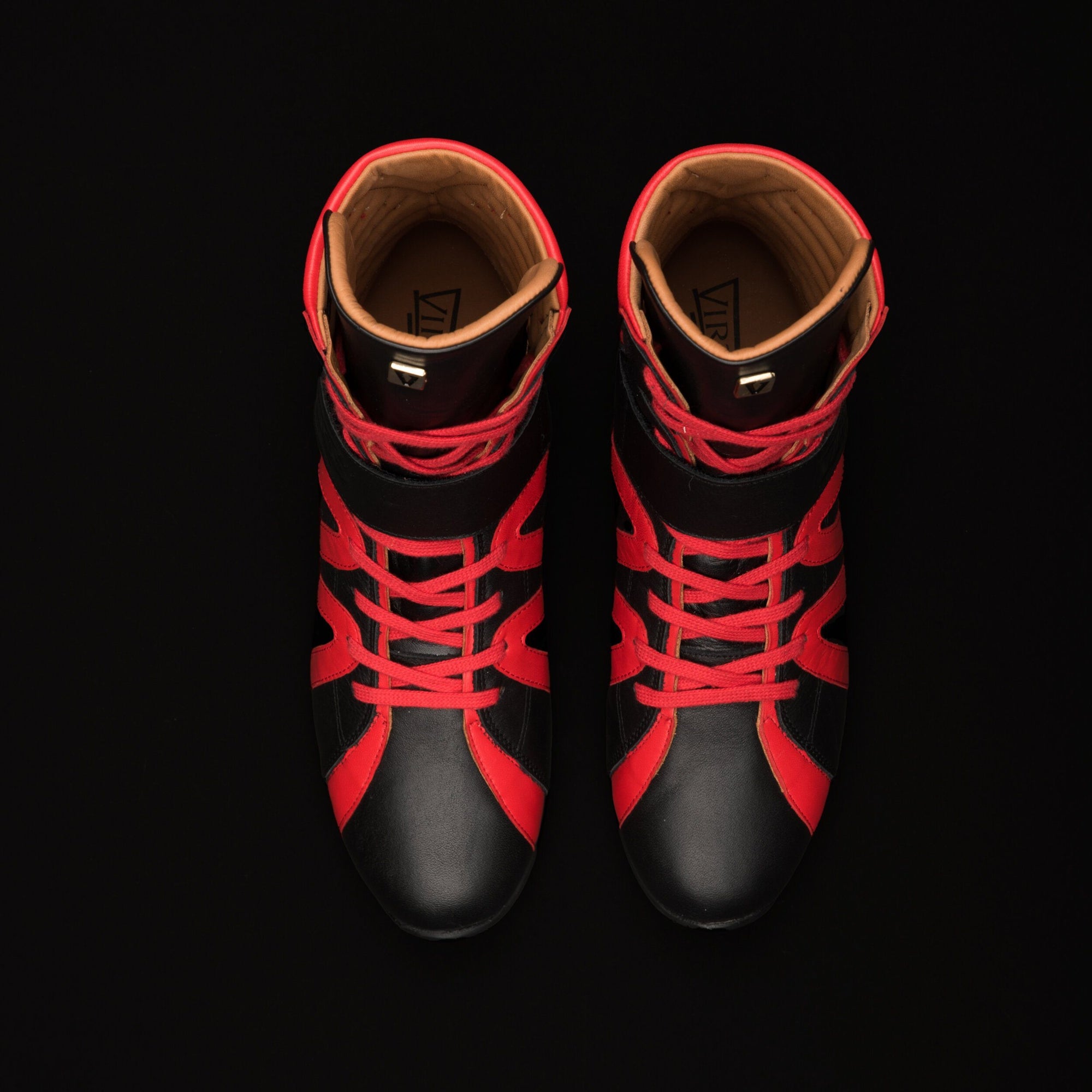 Unisex Black High Top Boxing Shoes Free Shipping USA