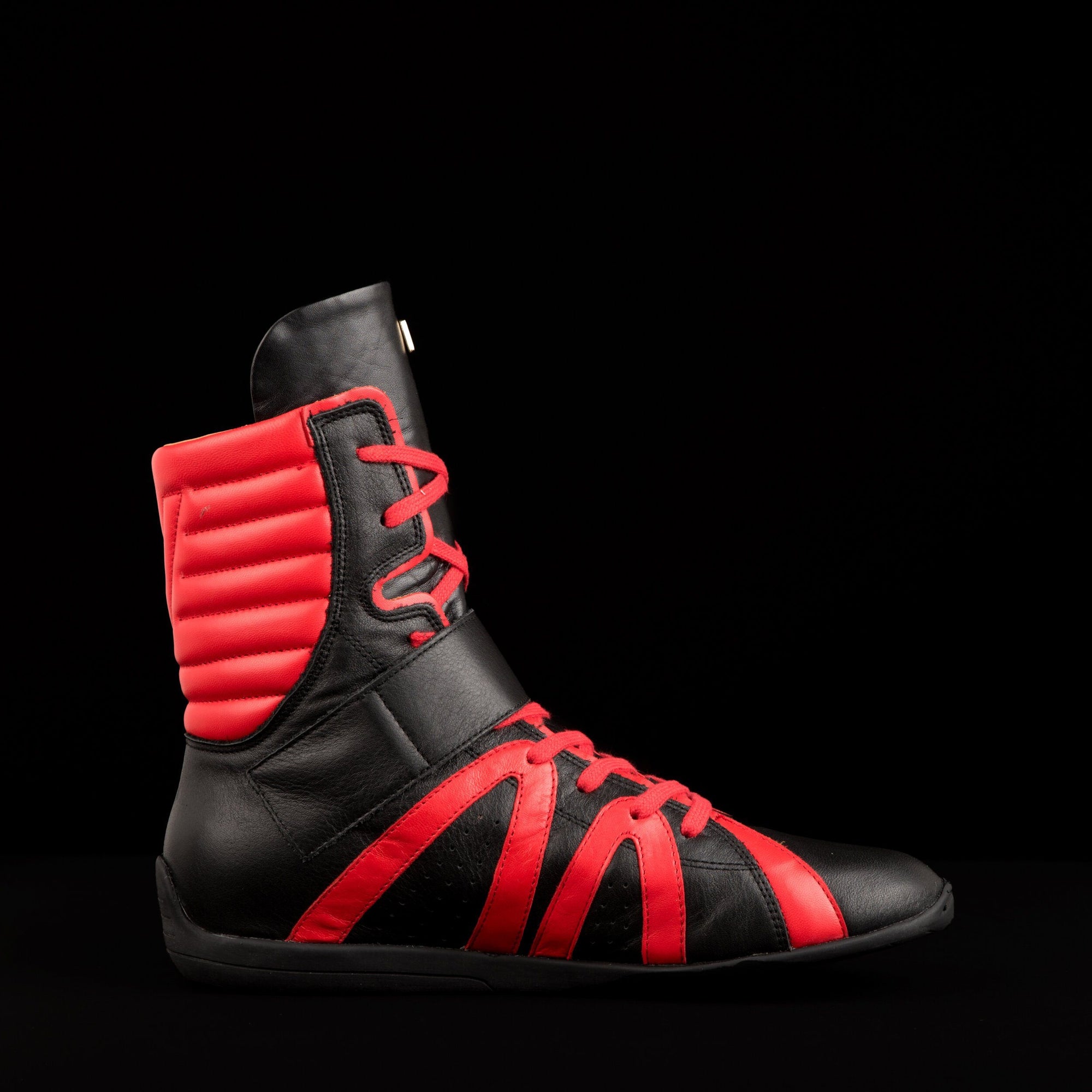 Luxury Black High Top Boxing Shoes Free Shipping USA