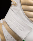 Original White High Top Boxing Shoes Italian Design Free Shipping USA Virtuosboxing