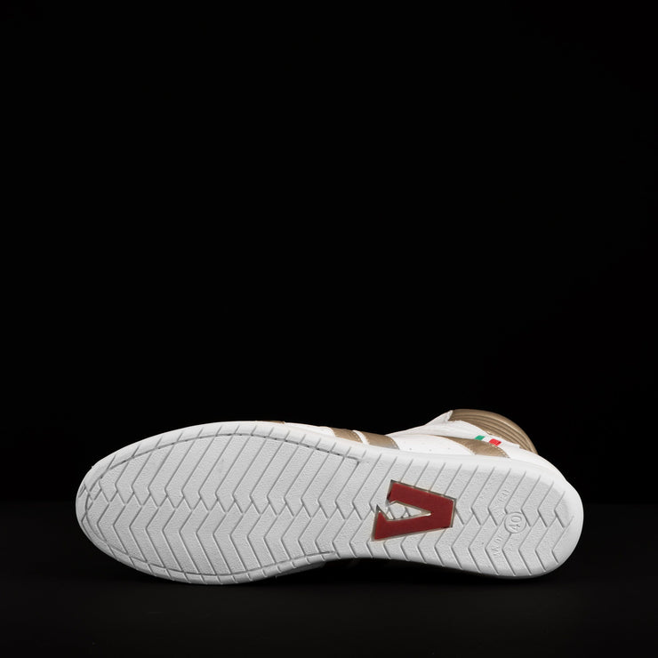New York White High Top Boxing Shoes Italian Design Free Shipping USA Virtuosboxing