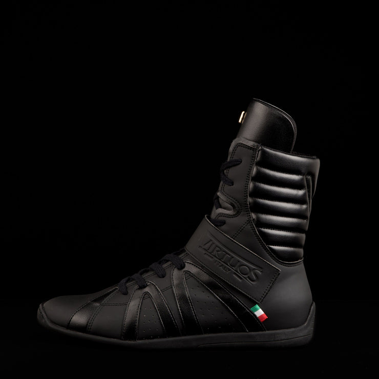 luxury black high top boxing shoes free shipping virtuosboxing