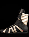 hot black high top boxing shoes free shipping virtuosboxing